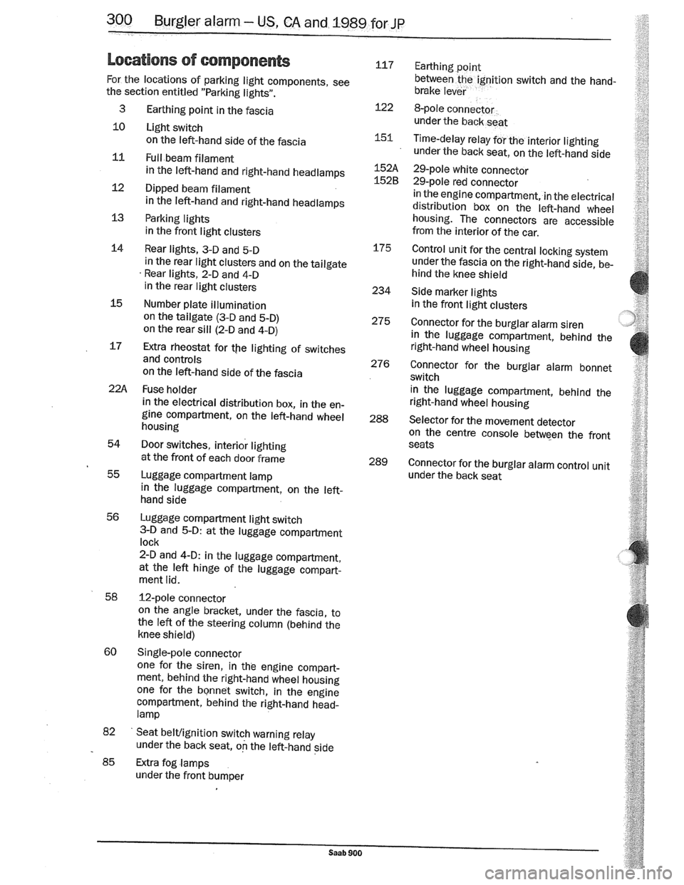 SAAB 900 1989  Service Manual Downloaded from www.Manualslib.com manuals search engine   