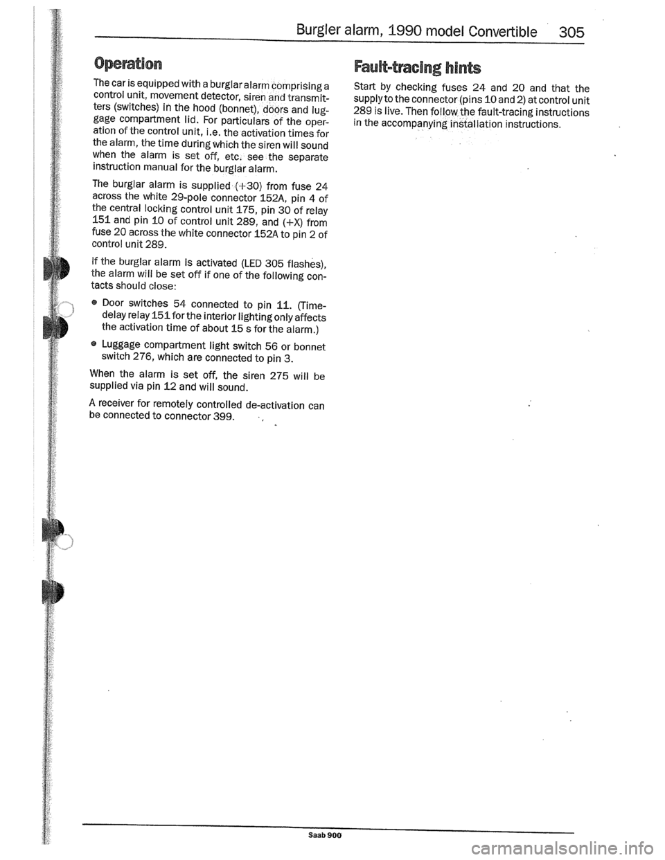 SAAB 900 1989  Service Manual Downloaded from www.Manualslib.com manuals search engine   