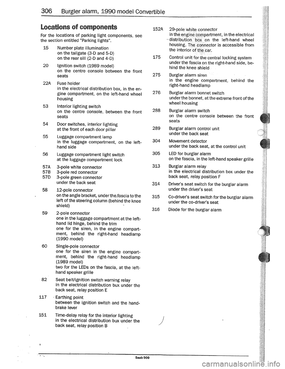 SAAB 900 1989  Service Manual Downloaded from www.Manualslib.com manuals search engine   