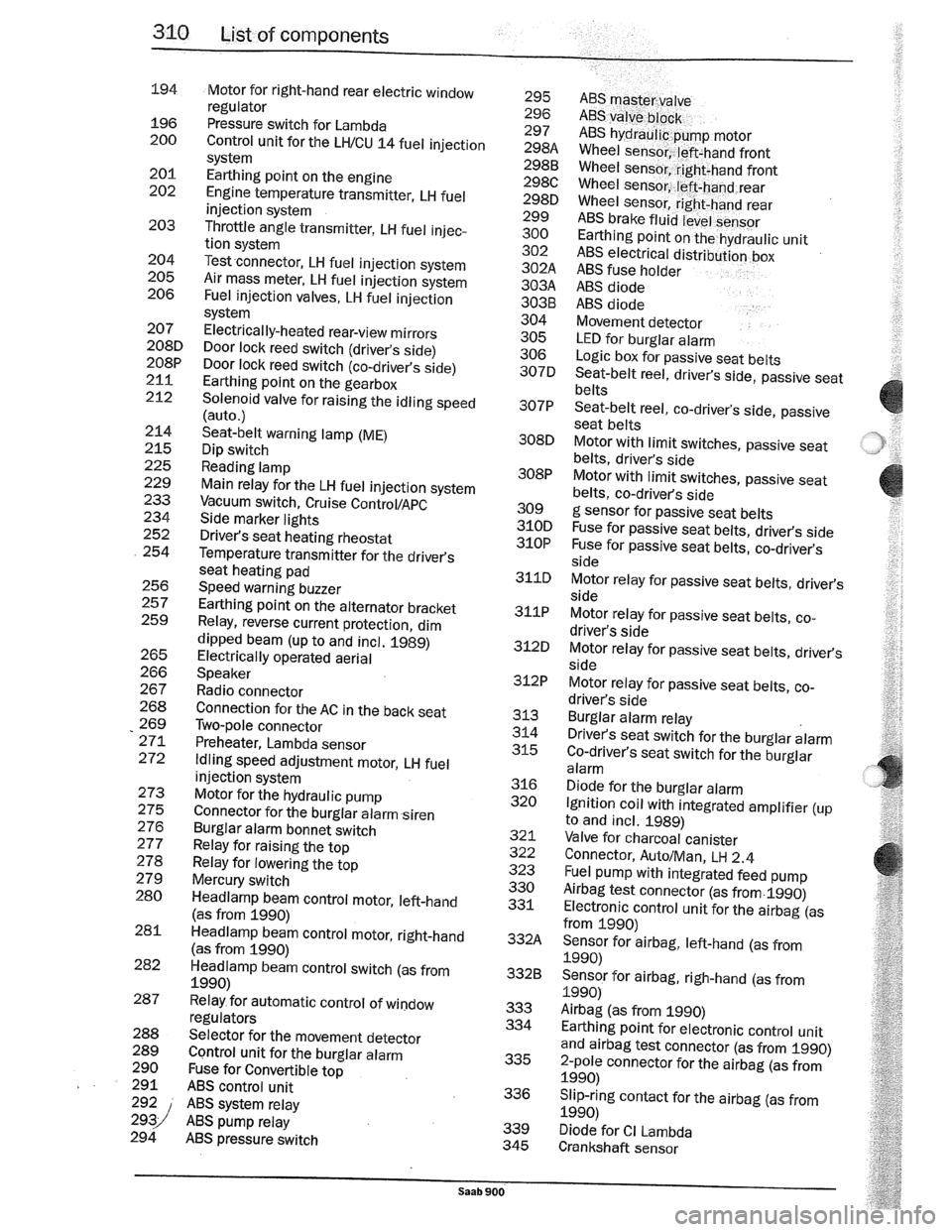 SAAB 900 1989 Service Manual Downloaded from www.Manualslib.com manuals search engine SAAB 900 1989 Service Manual Downloaded from www.Manualslib.com manuals search engine