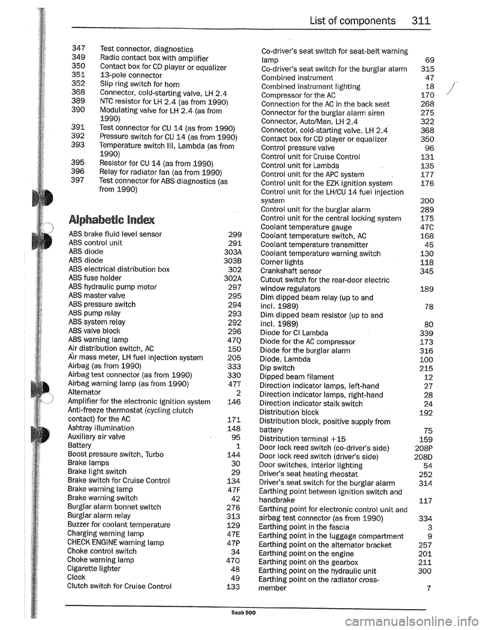 SAAB 900 1989 Service Manual Downloaded from www.Manualslib.com manuals search engine SAAB 900 1989 Service Manual Downloaded from www.Manualslib.com manuals search engine