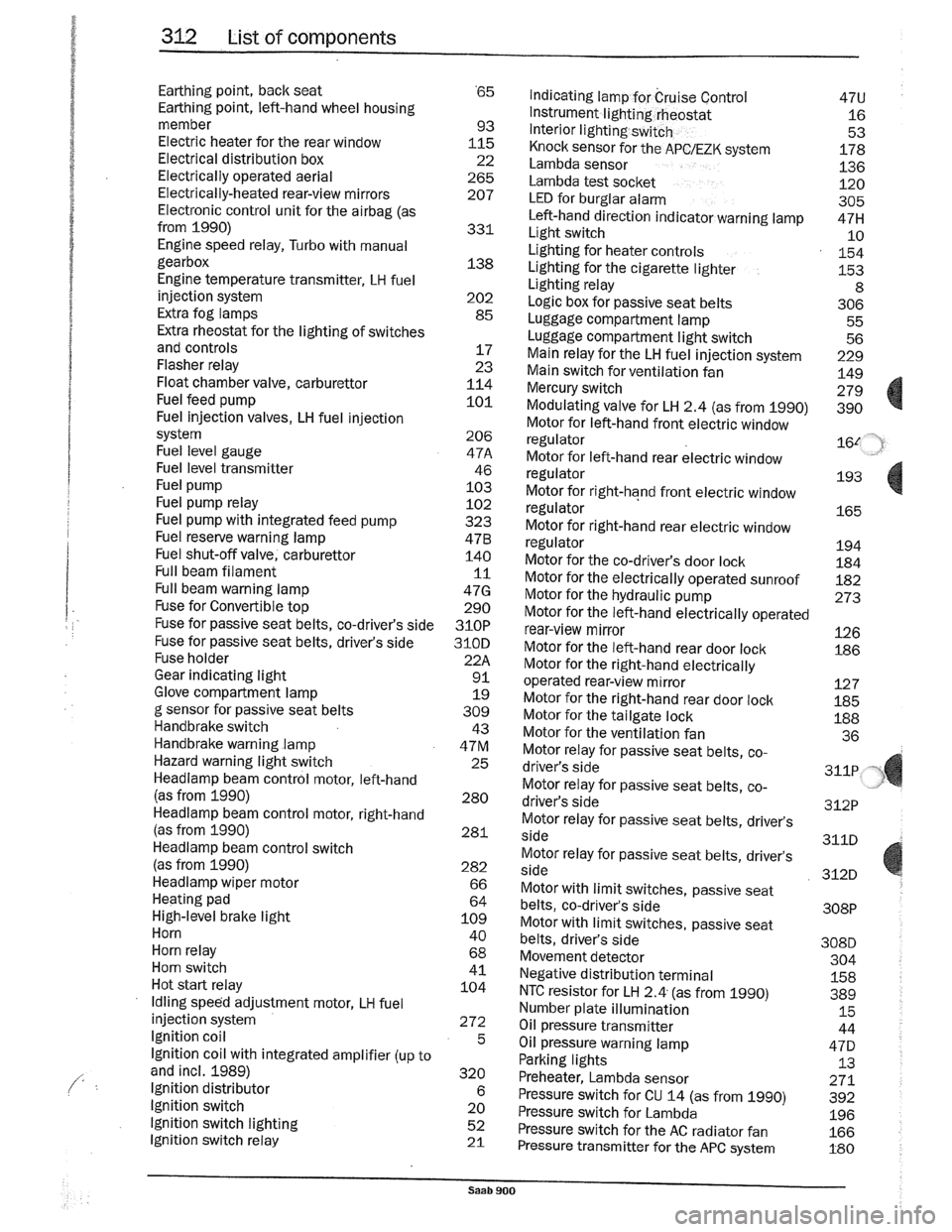 SAAB 900 1989 Service Manual Downloaded from www.Manualslib.com manuals search engine SAAB 900 1989 Service Manual Downloaded from www.Manualslib.com manuals search engine