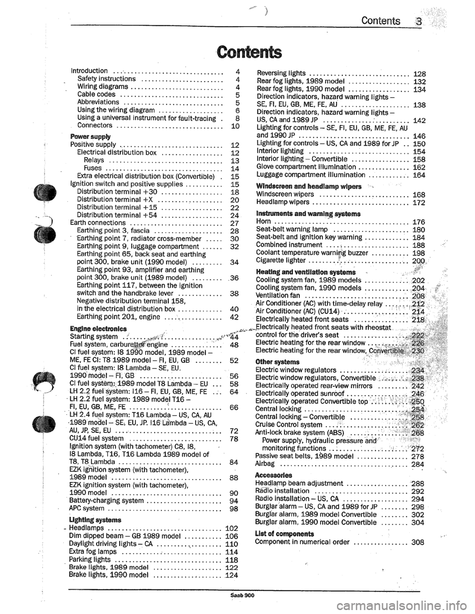 SAAB 900 1989  Service Manual Downloaded from www.Manualslib.com manuals search engine   