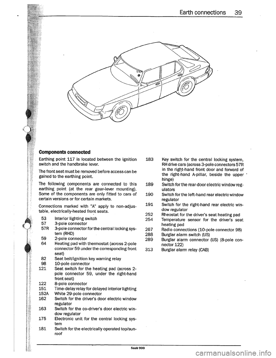 SAAB 900 1989 Workshop Manual Downloaded from www.Manualslib.com manuals search engine SAAB 900 1989 Workshop Manual Downloaded from www.Manualslib.com manuals search engine
