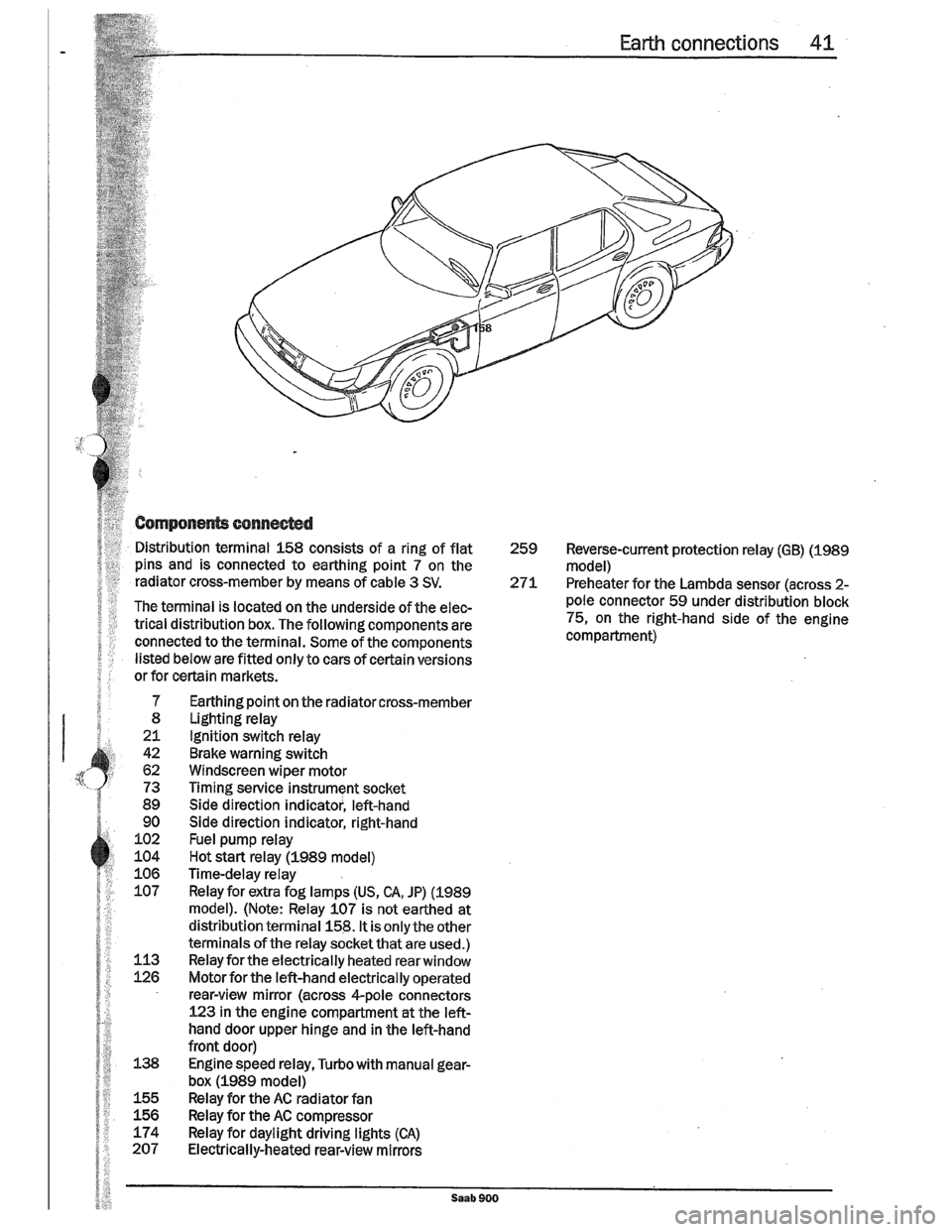 SAAB 900 1989 Workshop Manual Downloaded from www.Manualslib.com manuals search engine SAAB 900 1989 Workshop Manual Downloaded from www.Manualslib.com manuals search engine