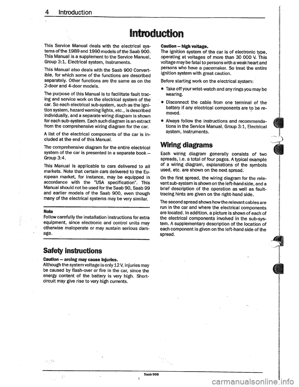 SAAB 900 1989  Service Manual Downloaded from www.Manualslib.com manuals search engine   