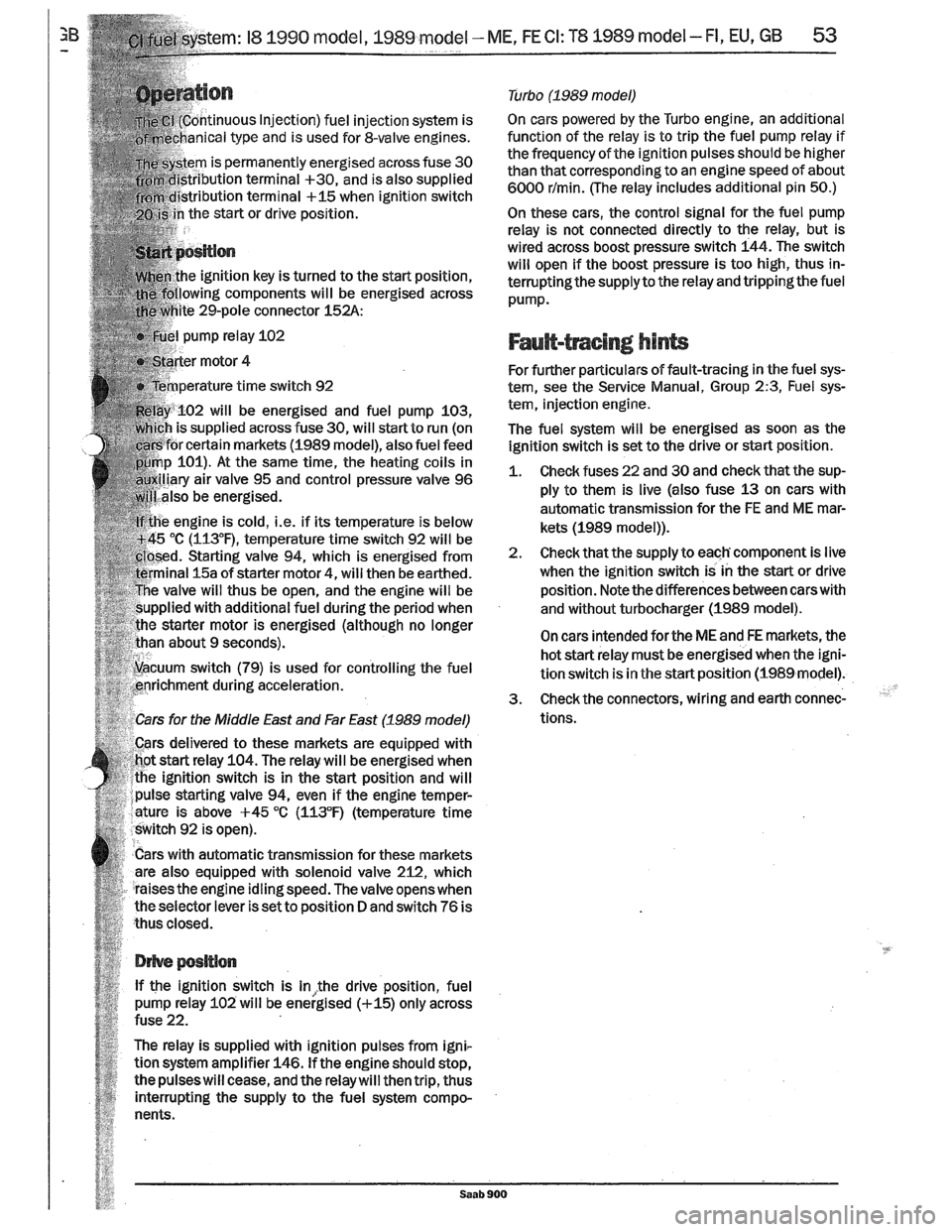 SAAB 900 1989 Workshop Manual Downloaded from www.Manualslib.com manuals search engine SAAB 900 1989 Workshop Manual Downloaded from www.Manualslib.com manuals search engine
