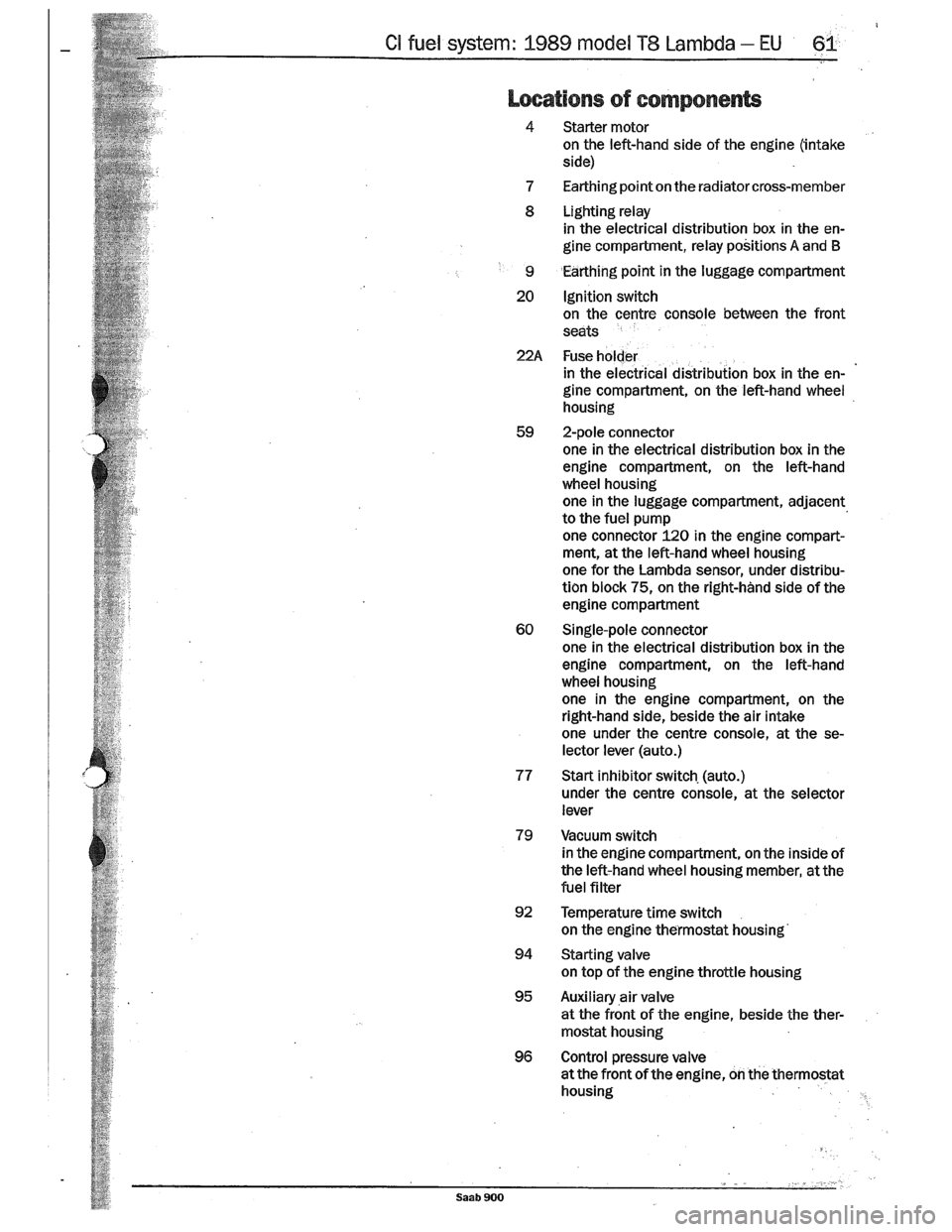 SAAB 900 1989 Repair Manual Downloaded from www.Manualslib.com manuals search engine   