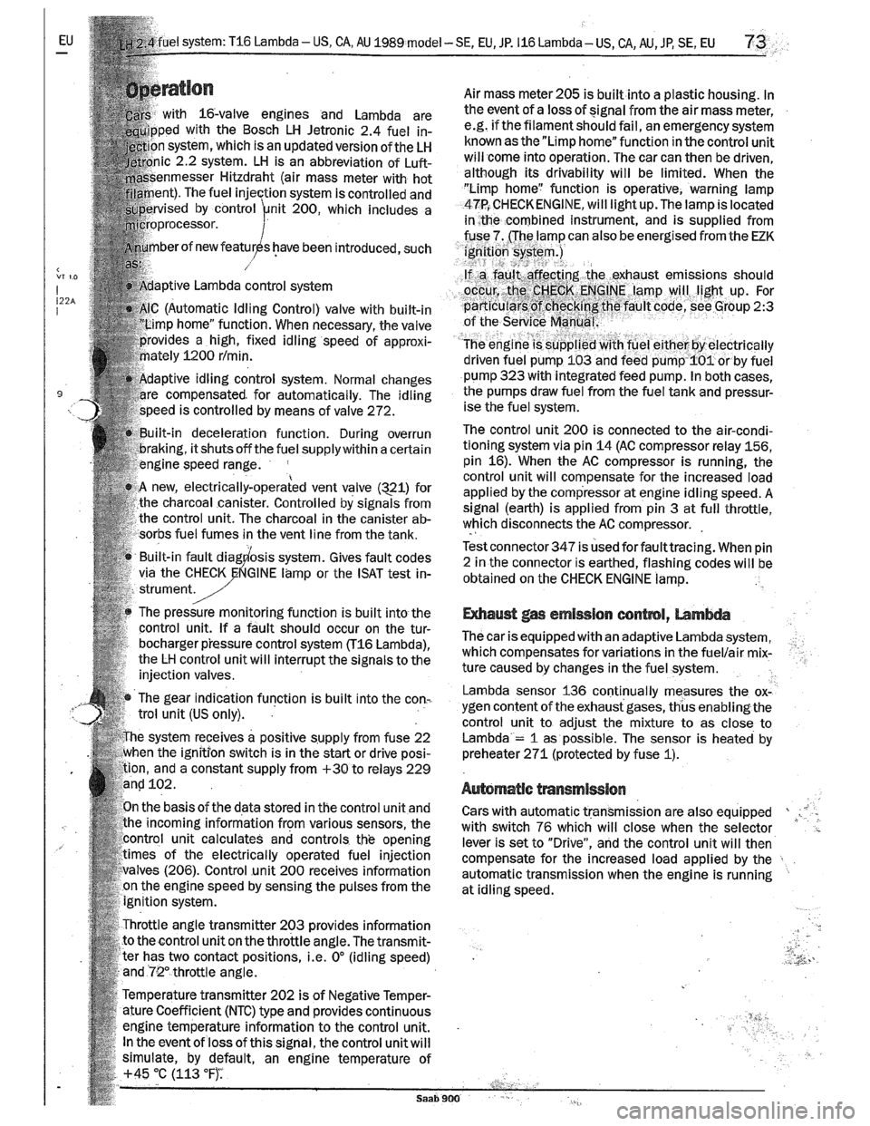 SAAB 900 1989 Manual PDF Downloaded from www.Manualslib.com manuals search engine SAAB 900 1989 Manual PDF Downloaded from www.Manualslib.com manuals search engine