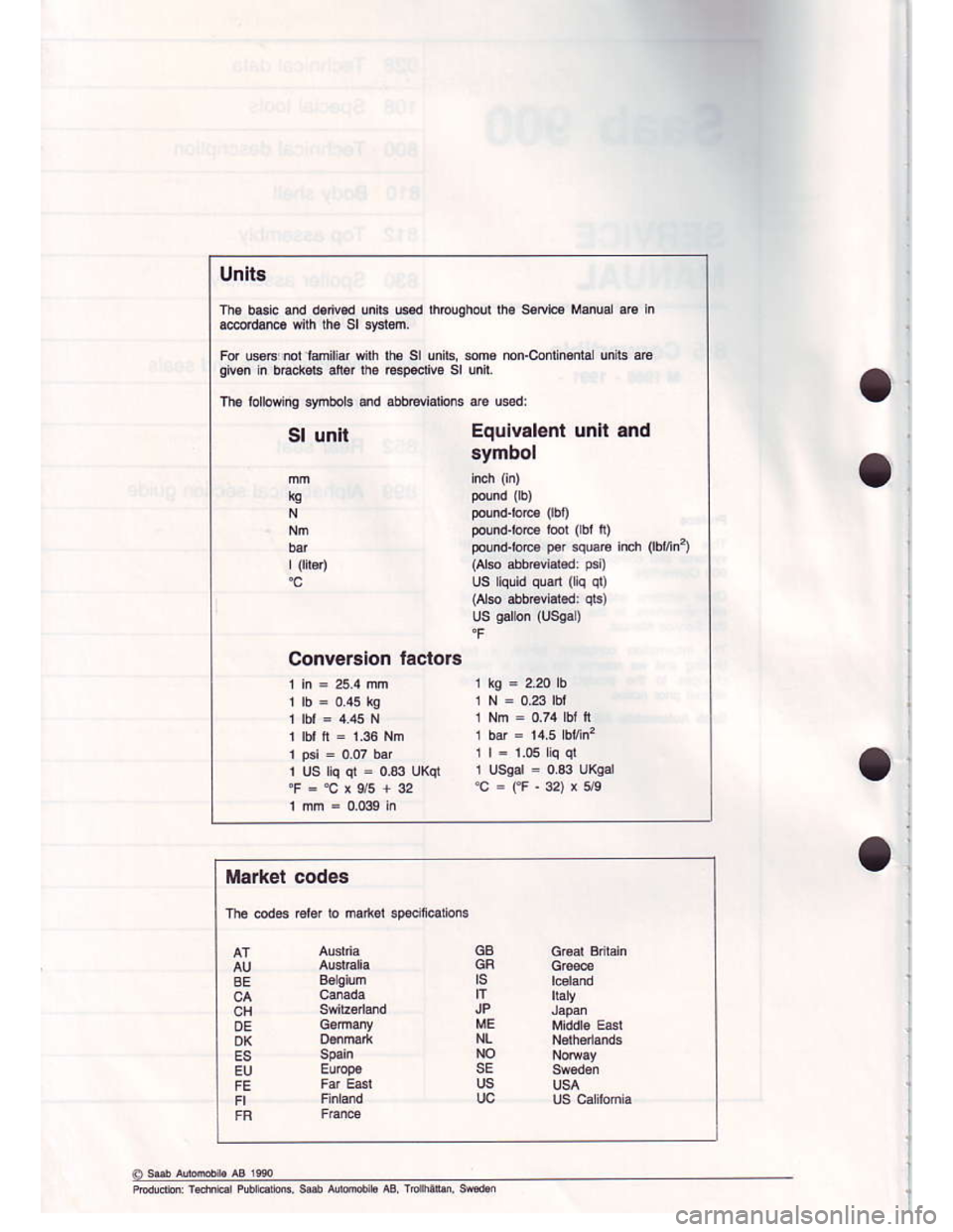 SAAB 900 1986  Service Manual Downloaded from www.Manualslib.com manuals search engine UnKt3
lshoul lh. s.vl6 Mmur m h
.@d.r ri6 tho Sl sydo.n.
Fdl)slra.1oni|br}im.€|unibqrvs rn bEdd and m. @p*[E sr unn.
Th€ l.ro$iq synboE
