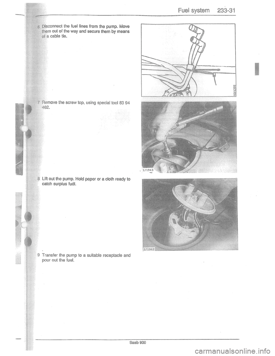 SAAB 900 1981  Service Manual Downloaded from www.Manualslib.com manuals search engine   