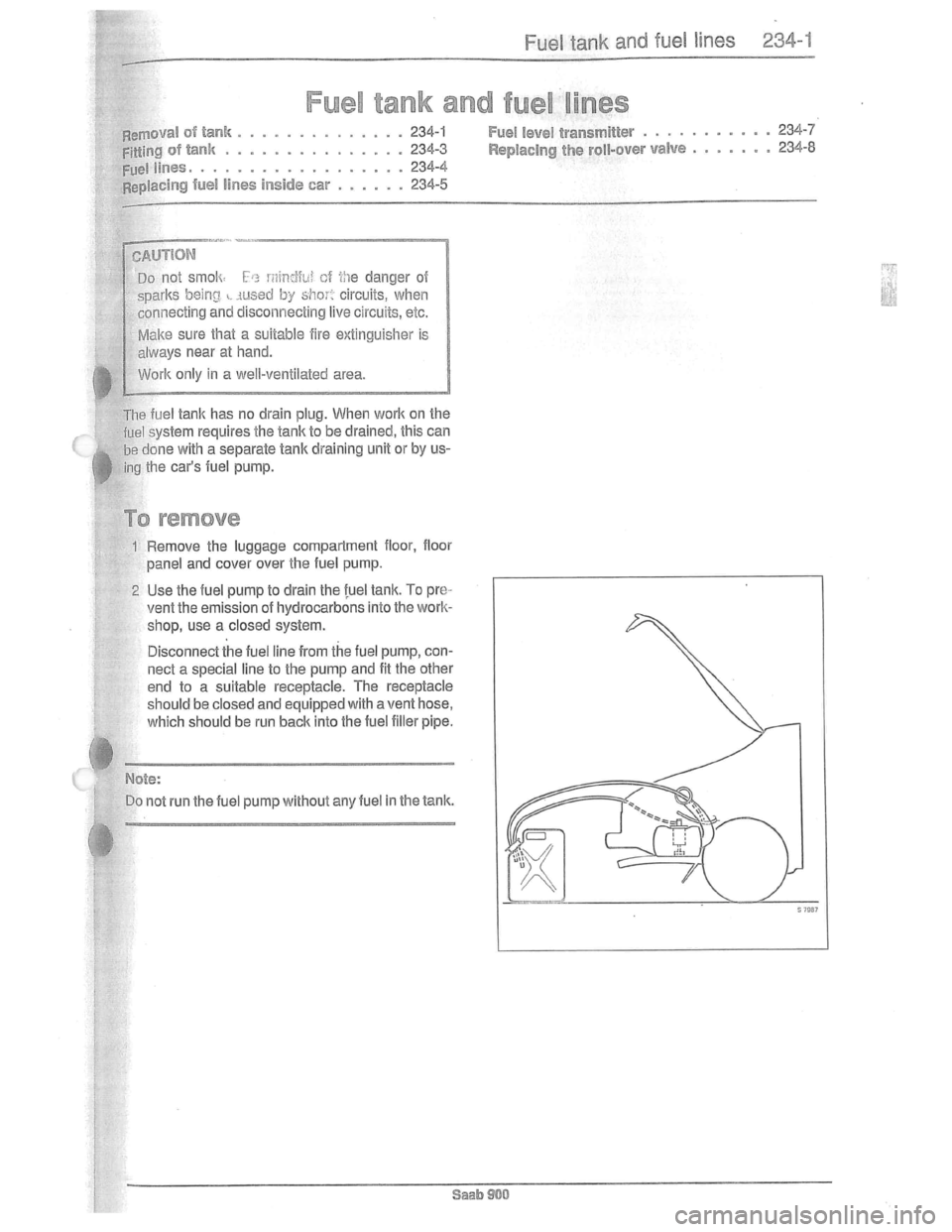 SAAB 900 1981  Service Manual Downloaded from www.Manualslib.com manuals search engine   