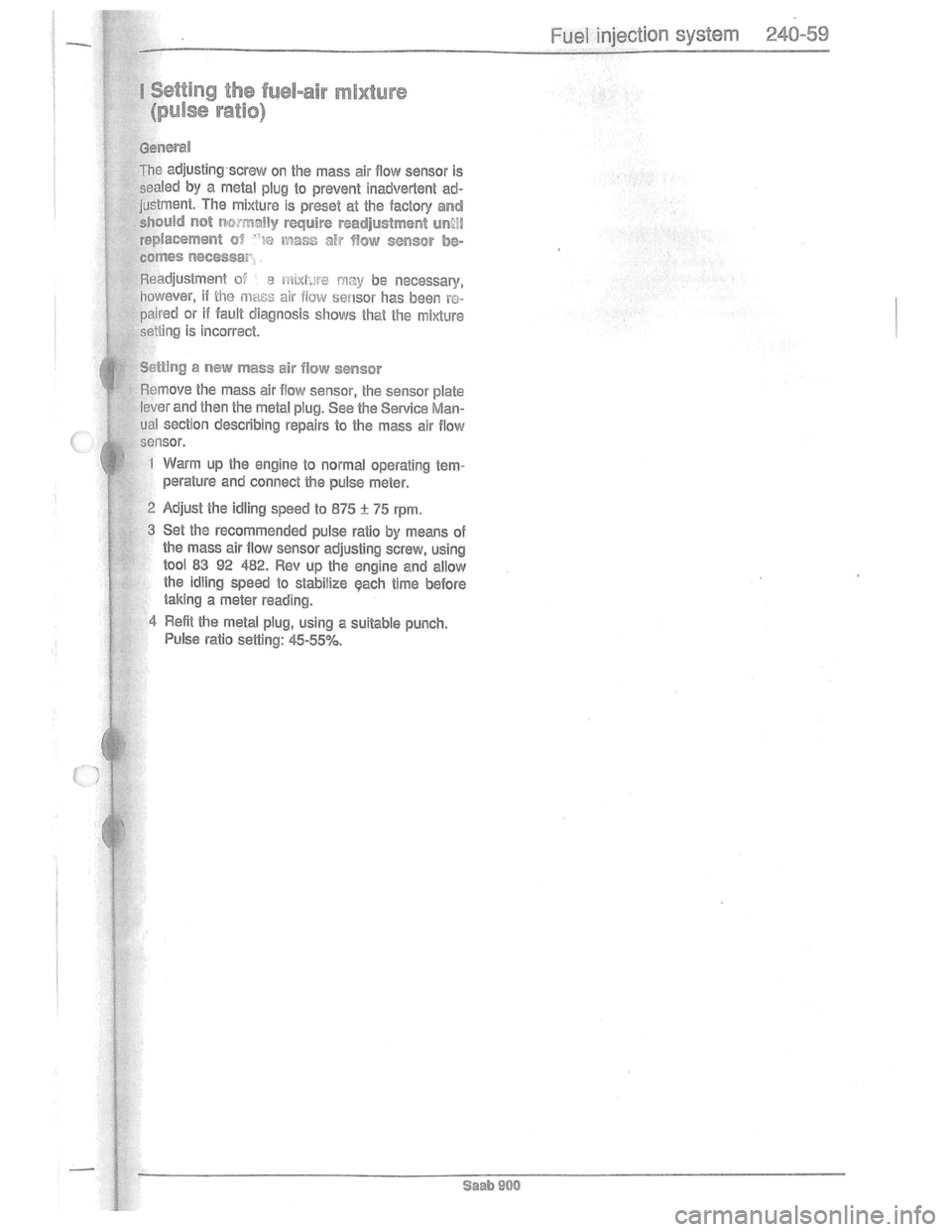 SAAB 900 1981 Service Manual Downloaded from www.Manualslib.com manuals search engine SAAB 900 1981 Service Manual Downloaded from www.Manualslib.com manuals search engine