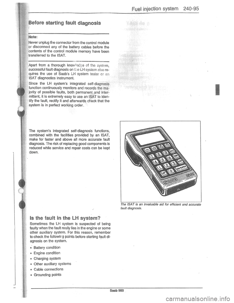 SAAB 900 1981 Service Manual Downloaded from www.Manualslib.com manuals search engine SAAB 900 1981 Service Manual Downloaded from www.Manualslib.com manuals search engine