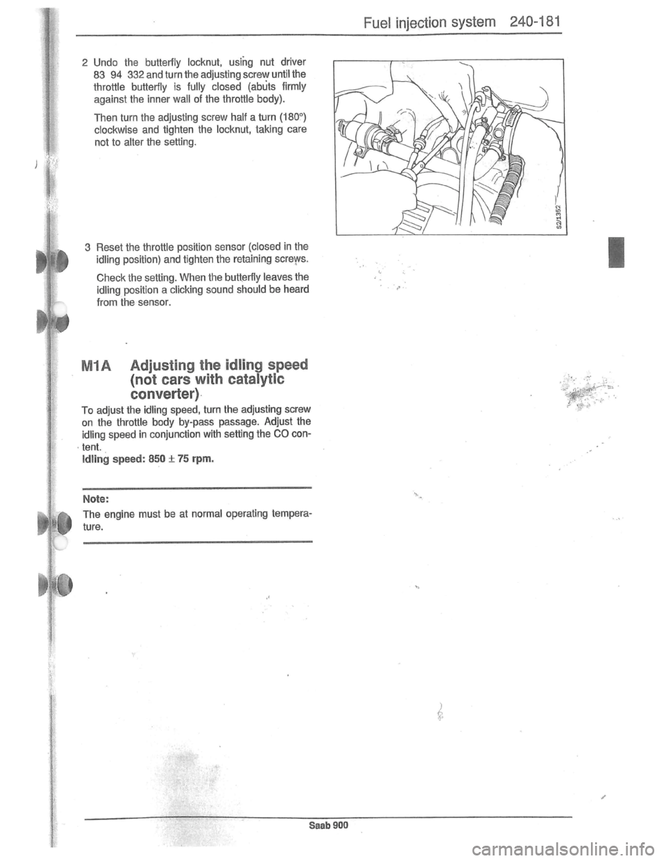 SAAB 900 1981 Service Manual Downloaded from www.Manualslib.com manuals search engine SAAB 900 1981 Service Manual Downloaded from www.Manualslib.com manuals search engine