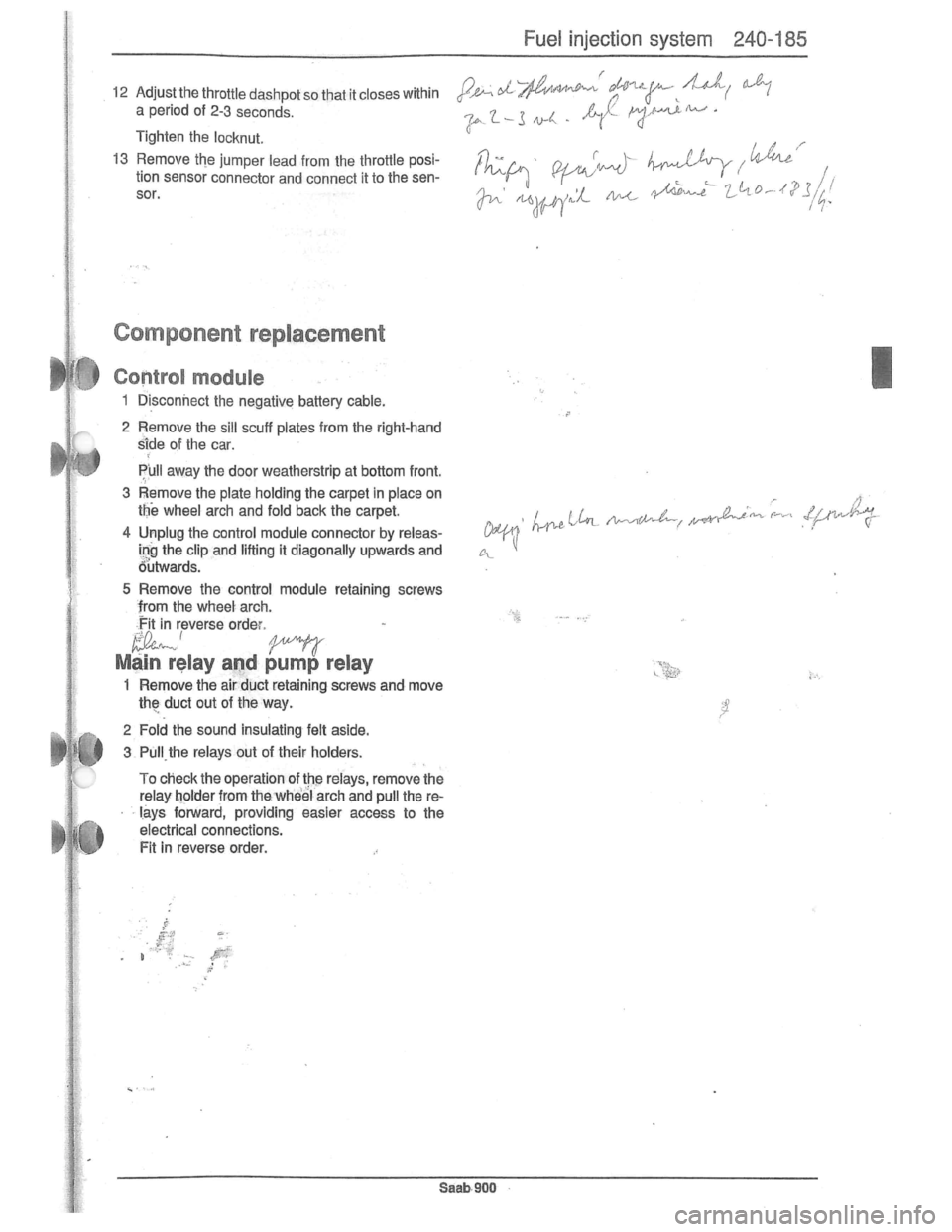 SAAB 900 1981 Service Manual Downloaded from www.Manualslib.com manuals search engine SAAB 900 1981 Service Manual Downloaded from www.Manualslib.com manuals search engine