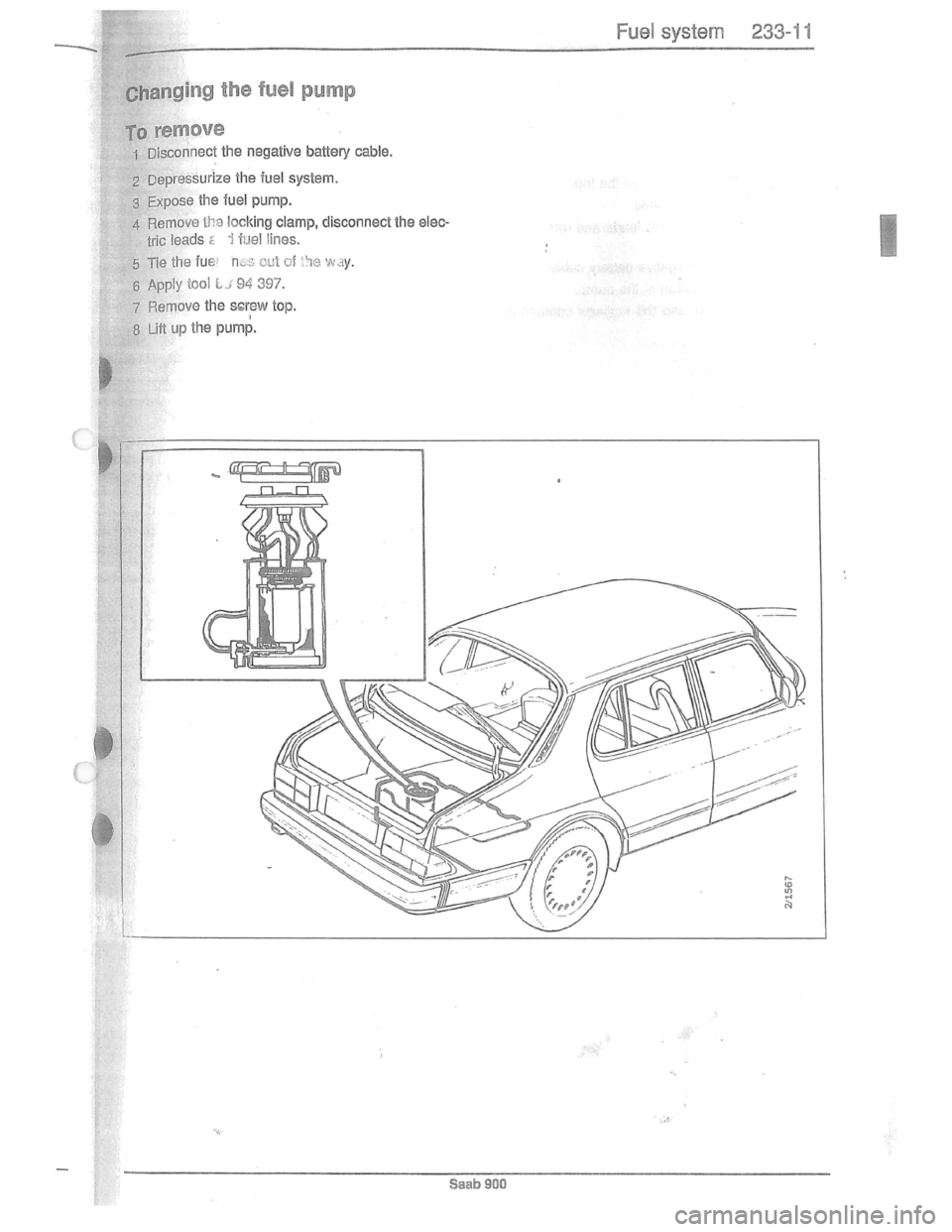 SAAB 900 1981 Owners Manual Downloaded from www.Manualslib.com manuals search engine   