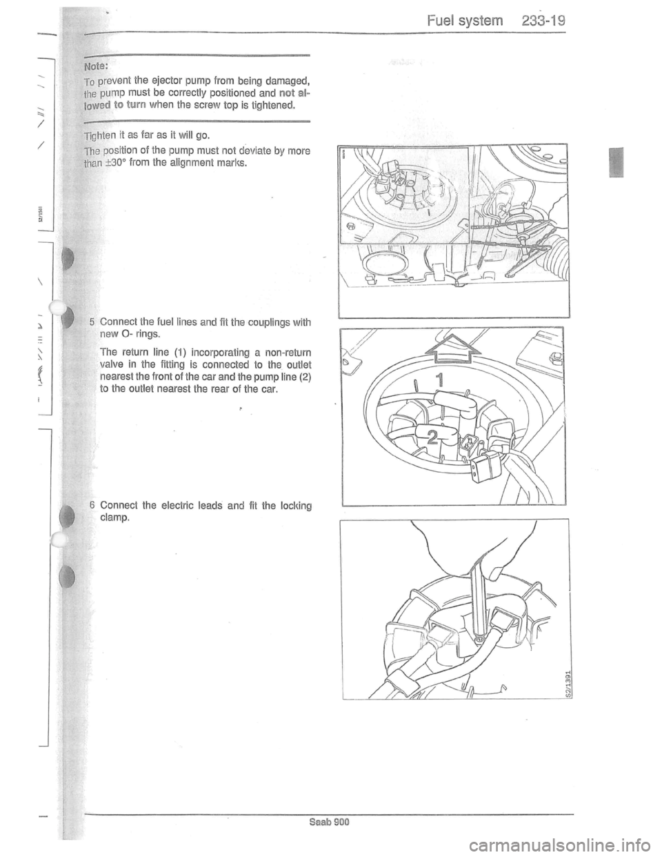 SAAB 900 1981 Owners Manual Downloaded from www.Manualslib.com manuals search engine   