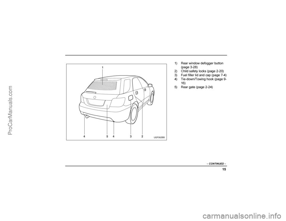 SAAB 9-2X 2005 User Guide 
1
����
	


5 44321
UGF062BB
,E *

	

D3-E
E #


)D.E
3E =	



D0GE
GE 
H


)D
