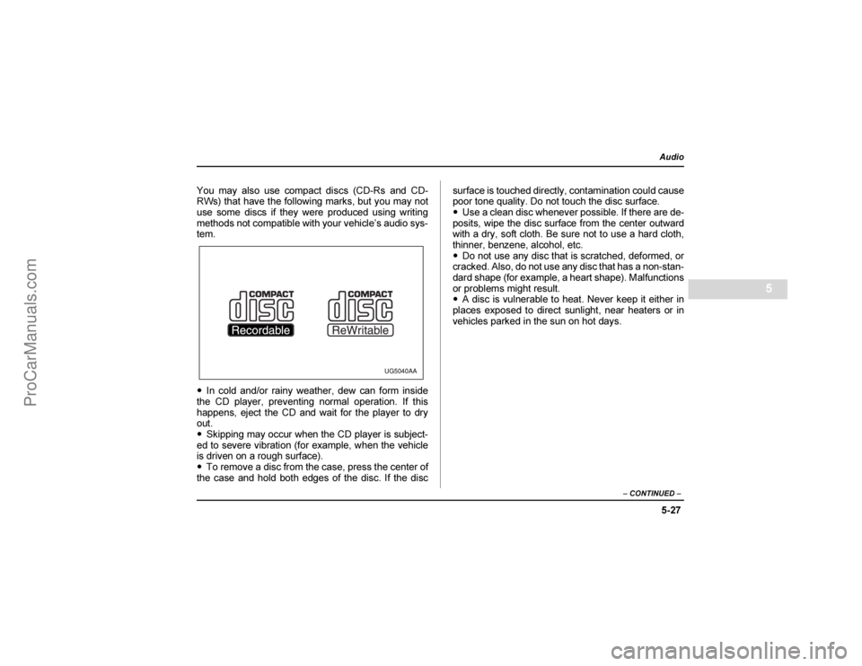 SAAB 9-2X 2005  Owners Manual 1�
����

	

"
  	
 	 

 		 1*$	  *
$<	2!

;	


	 	
 		    

 	 