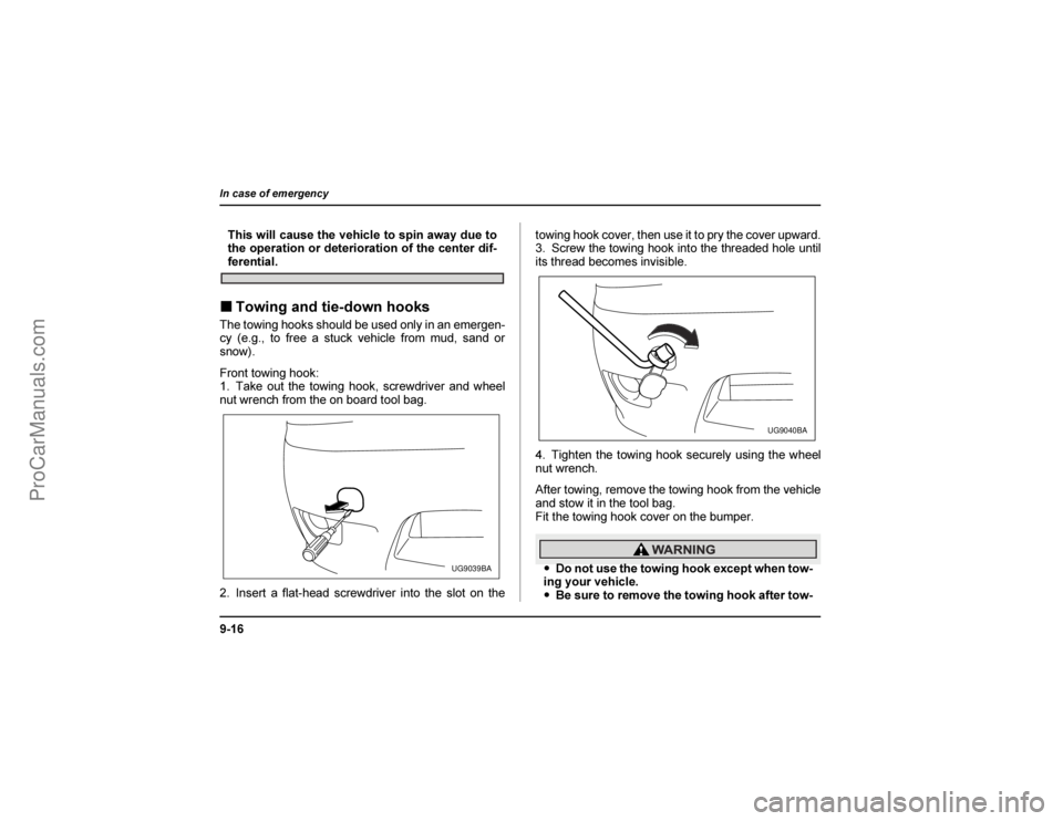 SAAB 9-2X 2005  Owners Manual :$�	

	


 	
 	

"  
	
