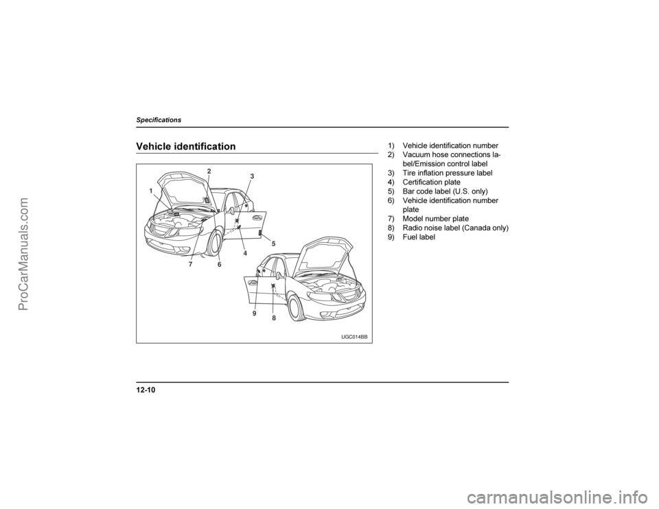 SAAB 9-2X 2005  Owners Manual %�	

	

6"
	

4
6 75 12
3
8 9
UGC014BB
* 
	



* 





2+



 * 
	

