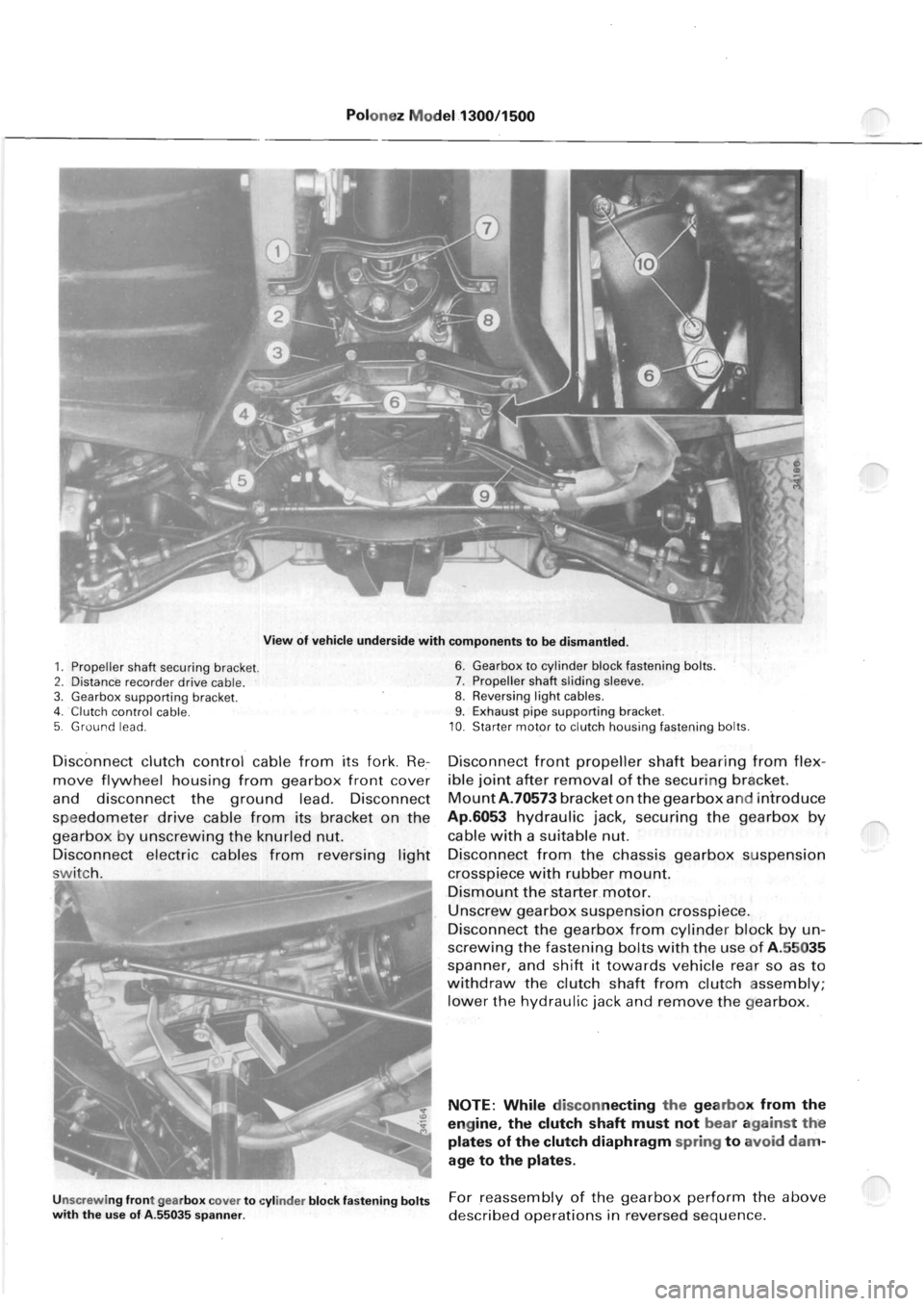 POLONEZ FSO 1300 1978 Repair Manual POLONEZ FSO 1300 1978 Repair Manual