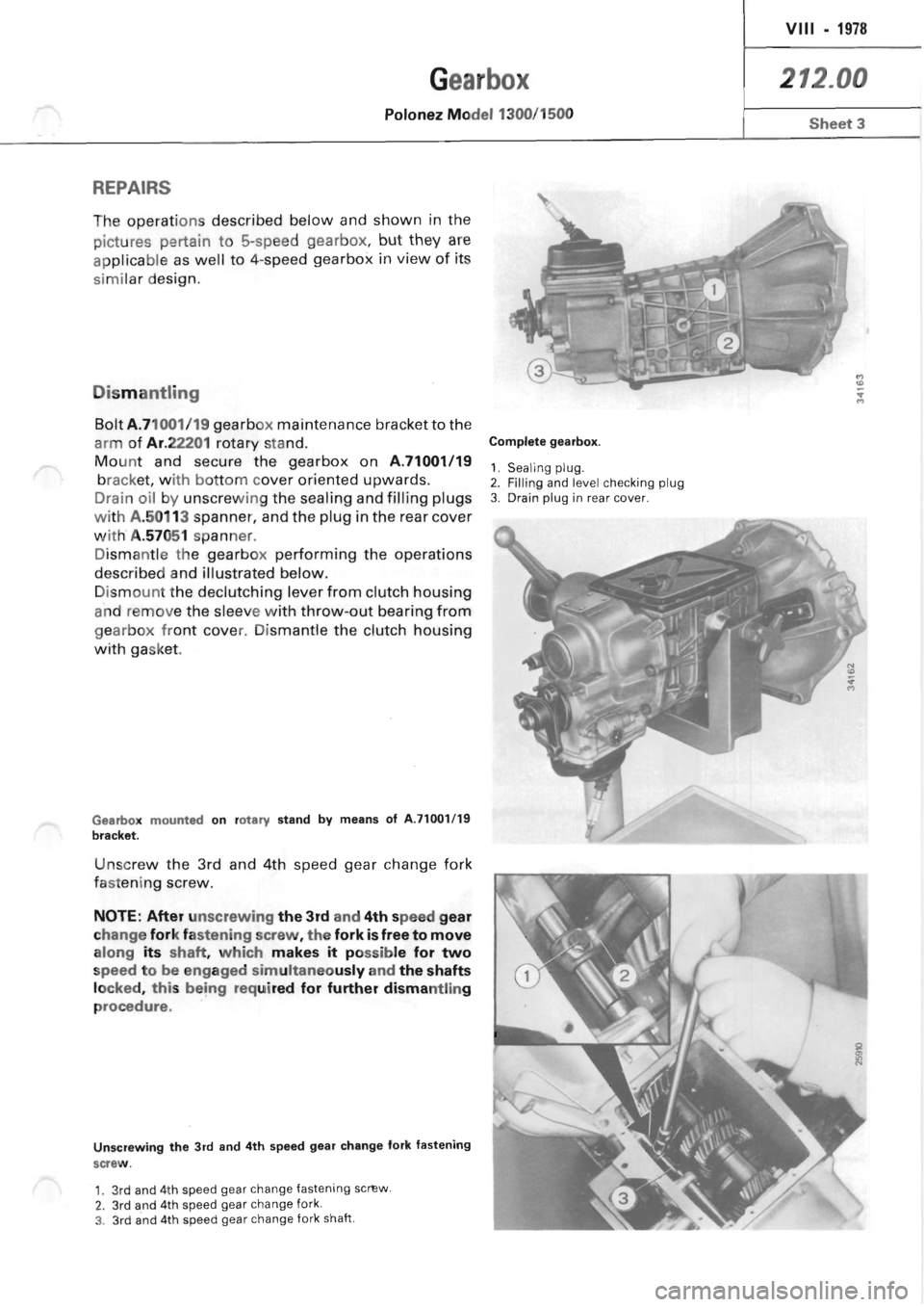 POLONEZ FSO 1300 1978 Repair Manual POLONEZ FSO 1300 1978 Repair Manual