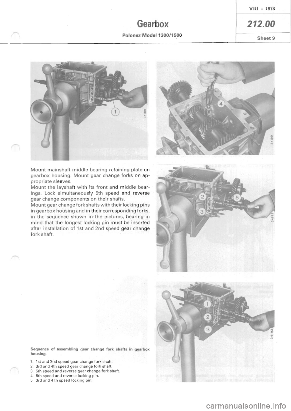 POLONEZ FSO 1300 1978 Repair Manual POLONEZ FSO 1300 1978 Repair Manual