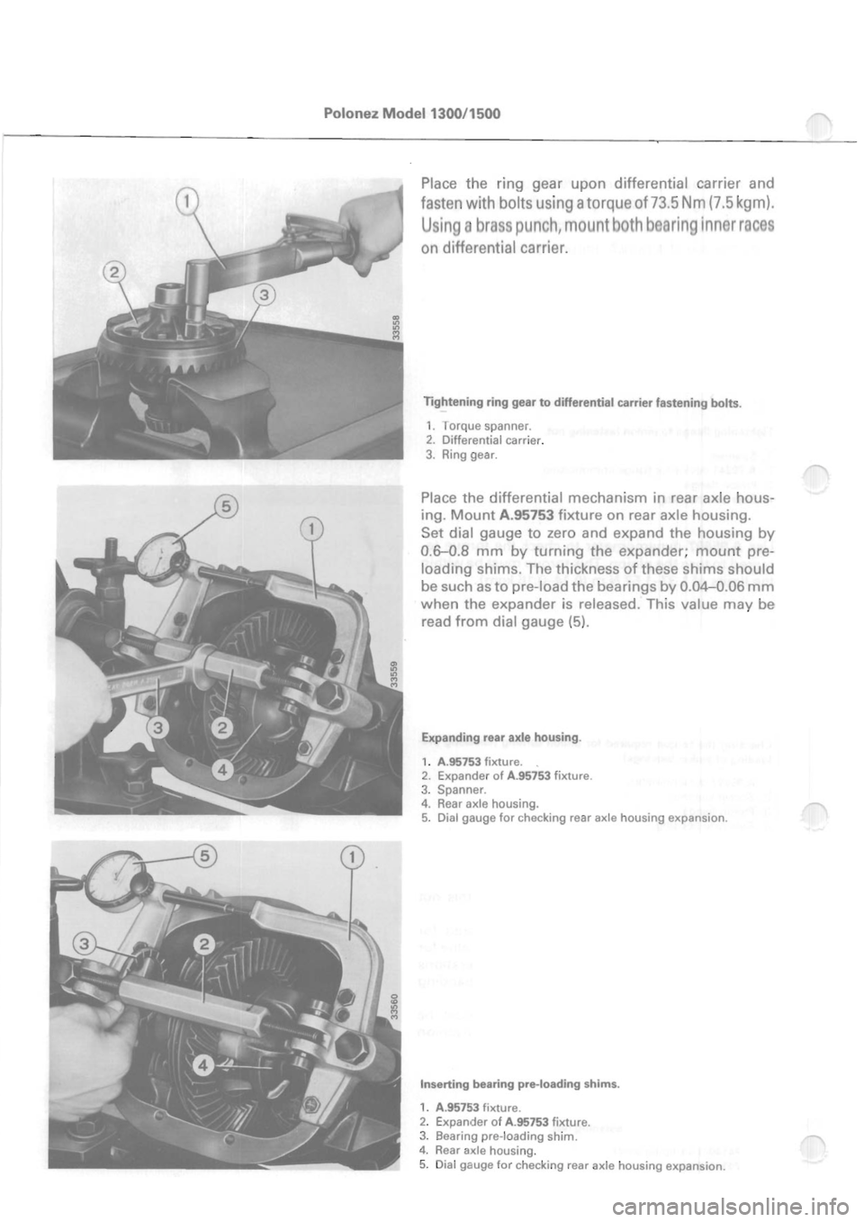 POLONEZ FSO 1300 1978 Repair Manual POLONEZ FSO 1300 1978 Repair Manual