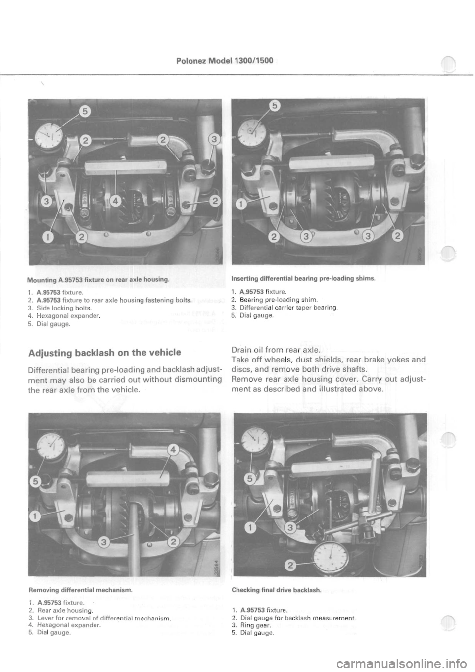 POLONEZ FSO 1300 1978 Repair Manual POLONEZ FSO 1300 1978 Repair Manual