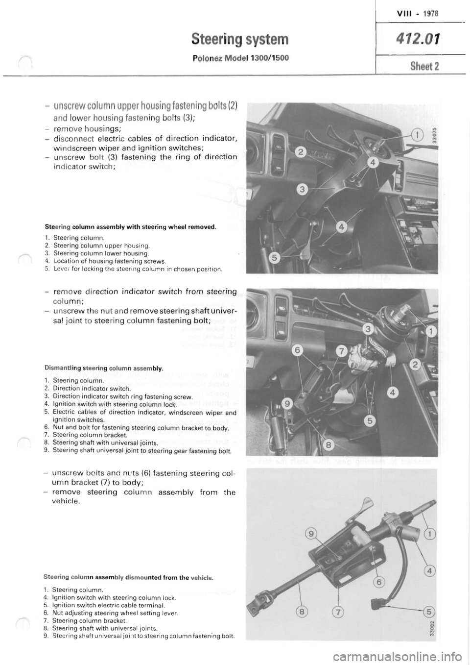 POLONEZ FSO 1300 1978 Repair Manual POLONEZ FSO 1300 1978 Repair Manual