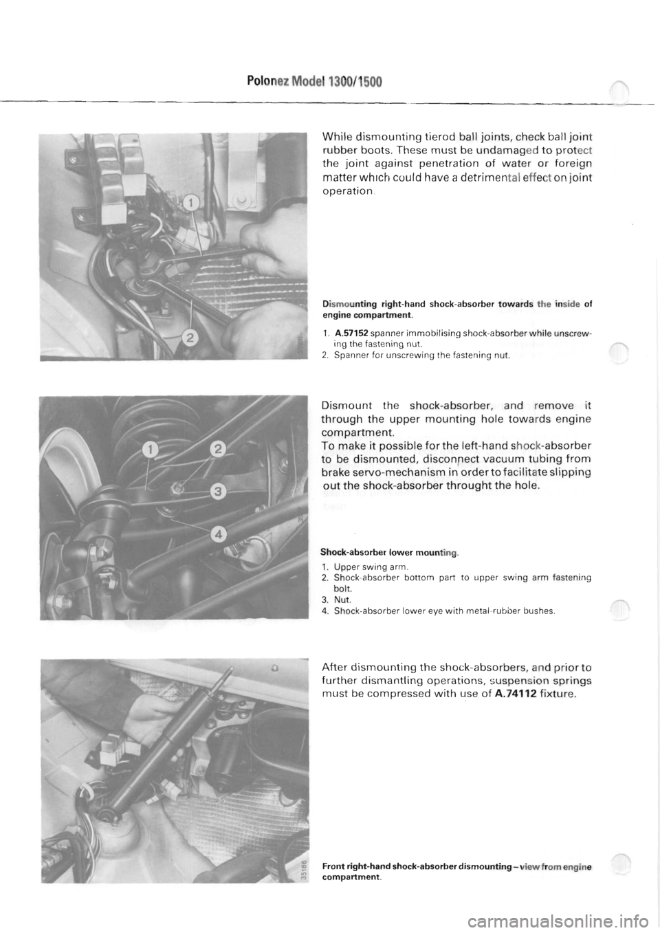 POLONEZ FSO 1300 1978  Repair Manual 