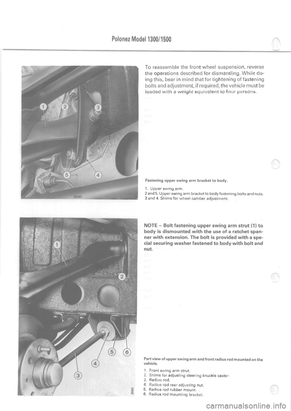 POLONEZ FSO 1300 1978 Repair Manual POLONEZ FSO 1300 1978 Repair Manual
