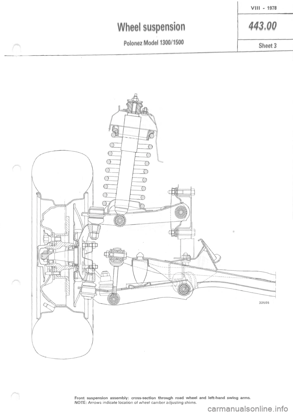 POLONEZ FSO 1300 1978 Repair Manual POLONEZ FSO 1300 1978 Repair Manual