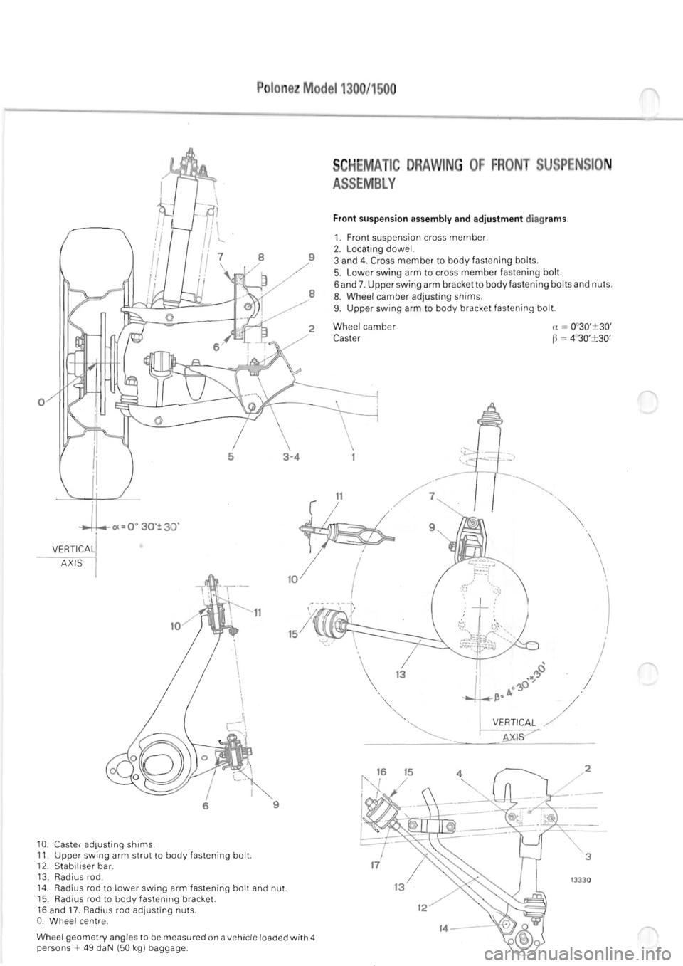 POLONEZ FSO 1300 1978 Repair Manual POLONEZ FSO 1300 1978 Repair Manual