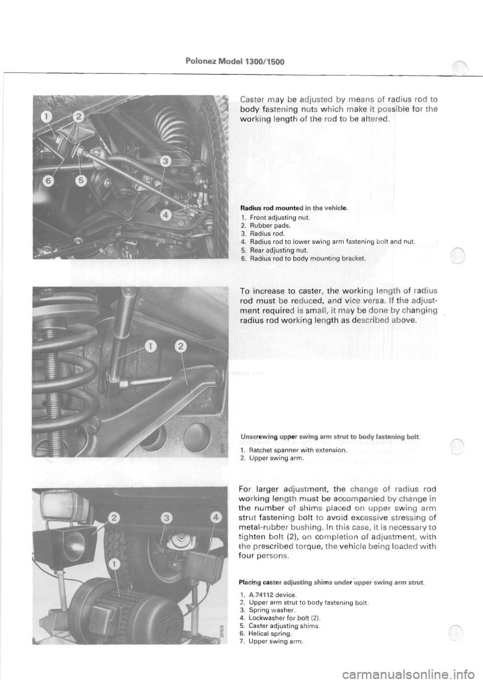 POLONEZ FSO 1300 1978 Repair Manual POLONEZ FSO 1300 1978 Repair Manual