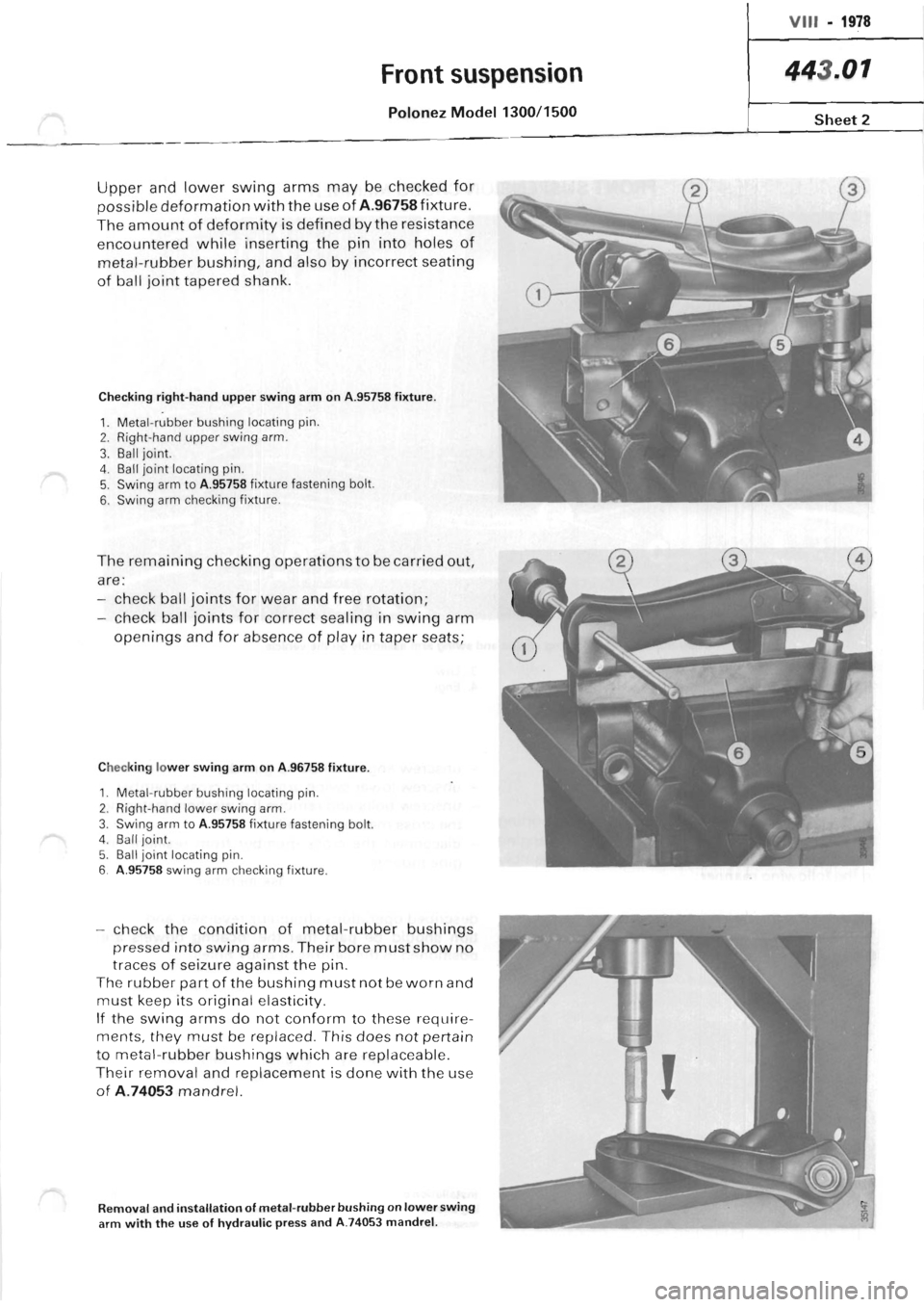 POLONEZ FSO 1300 1978 Repair Manual POLONEZ FSO 1300 1978 Repair Manual