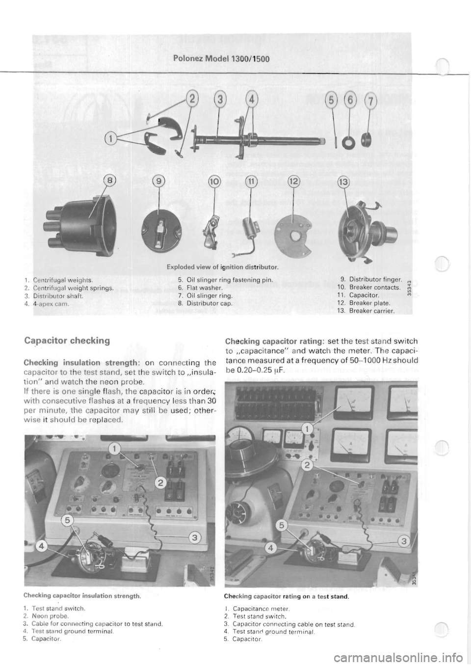 POLONEZ FSO 1300 1978  Repair Manual 