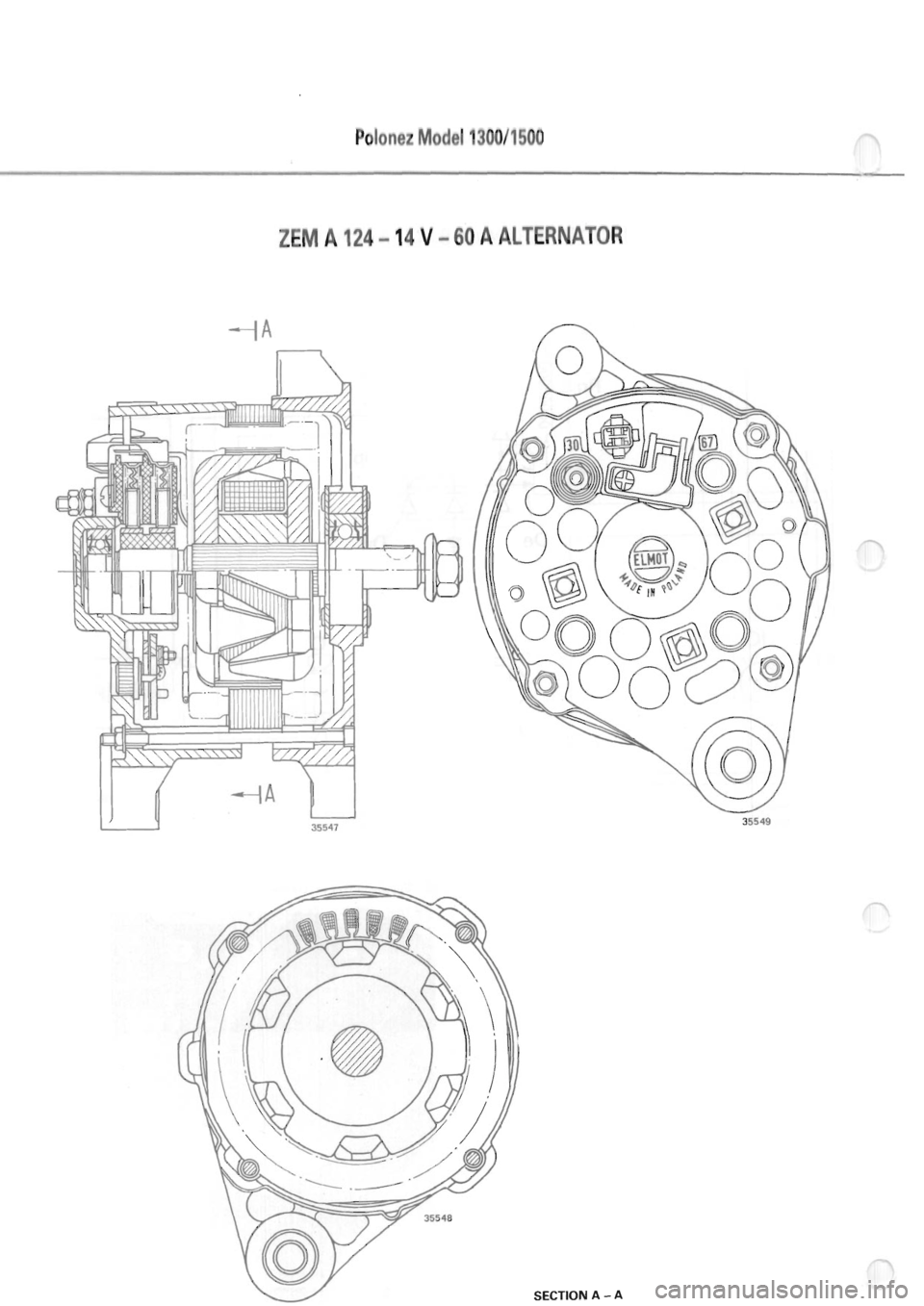 POLONEZ FSO 1300 1978  Repair Manual 
