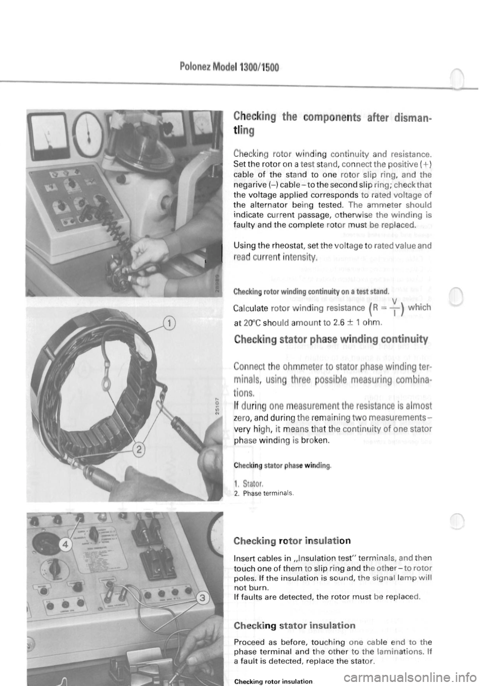 POLONEZ FSO 1300 1978  Repair Manual 