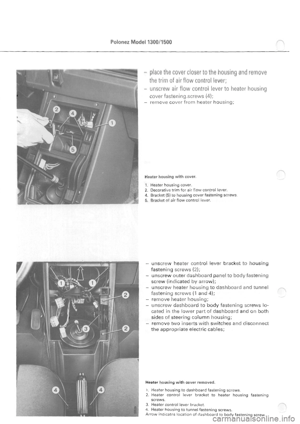 POLONEZ FSO 1300 1978  Repair Manual 