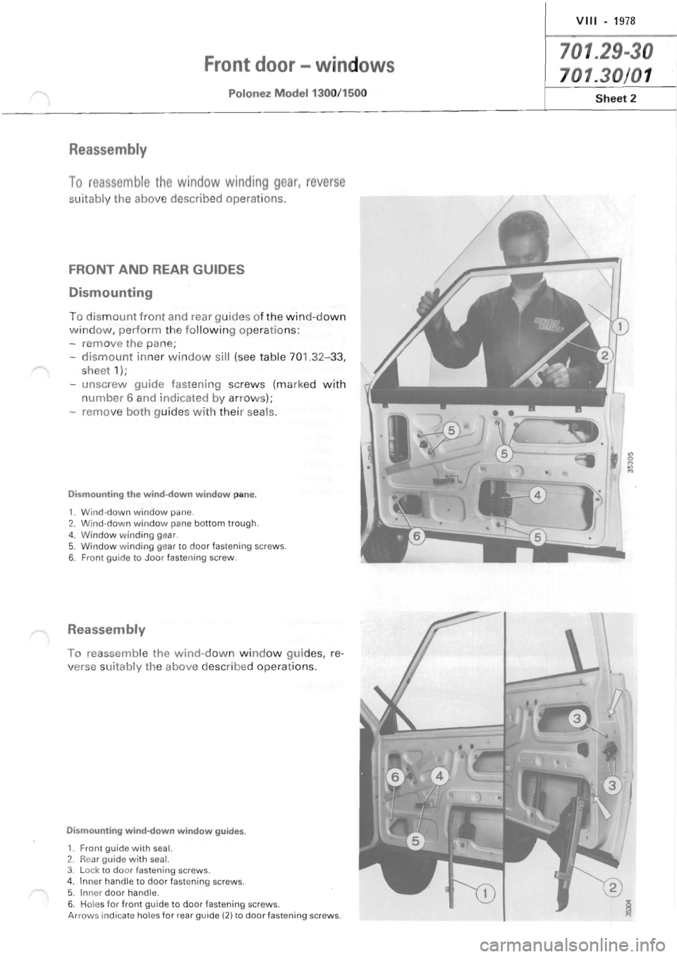 POLONEZ FSO 1300 1978 Repair Manual POLONEZ FSO 1300 1978 Repair Manual