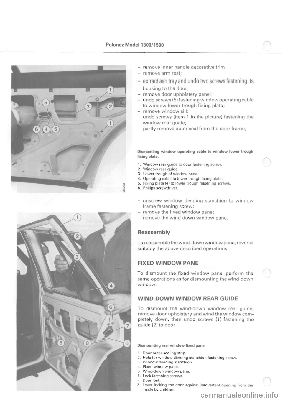 POLONEZ FSO 1300 1978 Repair Manual POLONEZ FSO 1300 1978 Repair Manual