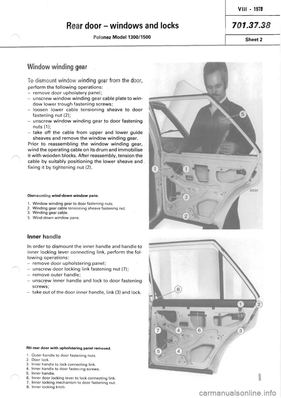 POLONEZ FSO 1300 1978 Repair Manual POLONEZ FSO 1300 1978 Repair Manual