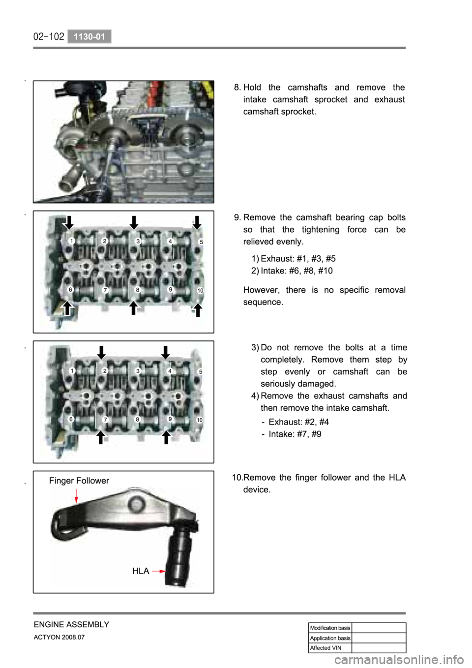 SSANGYONG ACTYON 2008  Service Repair Manual 