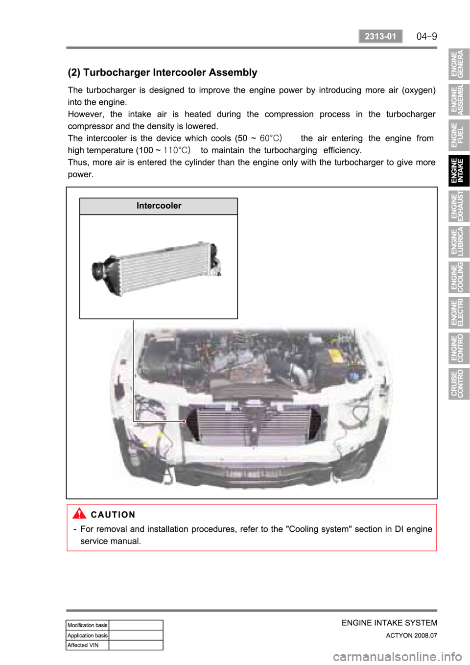 SSANGYONG ACTYON 2008 Service Repair Manual SSANGYONG ACTYON 2008 Service Repair Manual