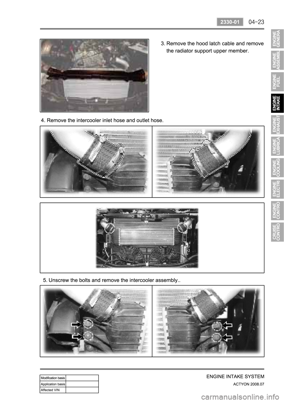 SSANGYONG ACTYON 2008  Service Repair Manual 