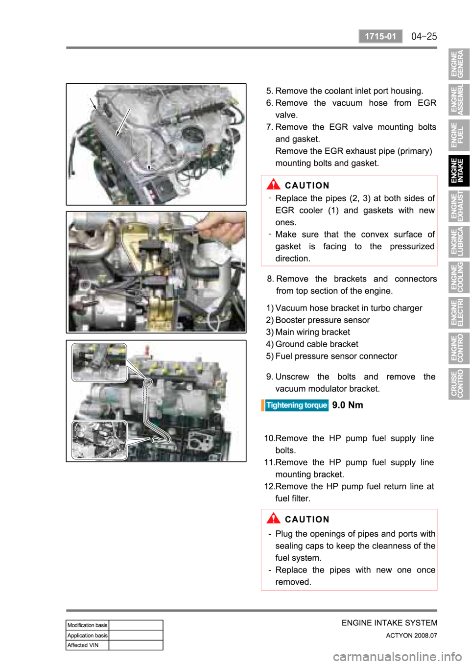 SSANGYONG ACTYON 2008  Service Repair Manual 
