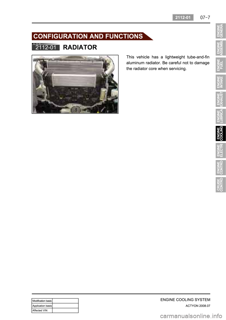 SSANGYONG ACTYON 2008  Service Repair Manual 
